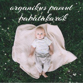 bababarát organikus pamut babatakarók sok színben